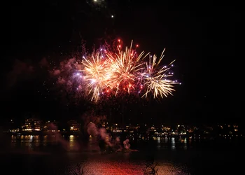 Klopeiner See in Flammen